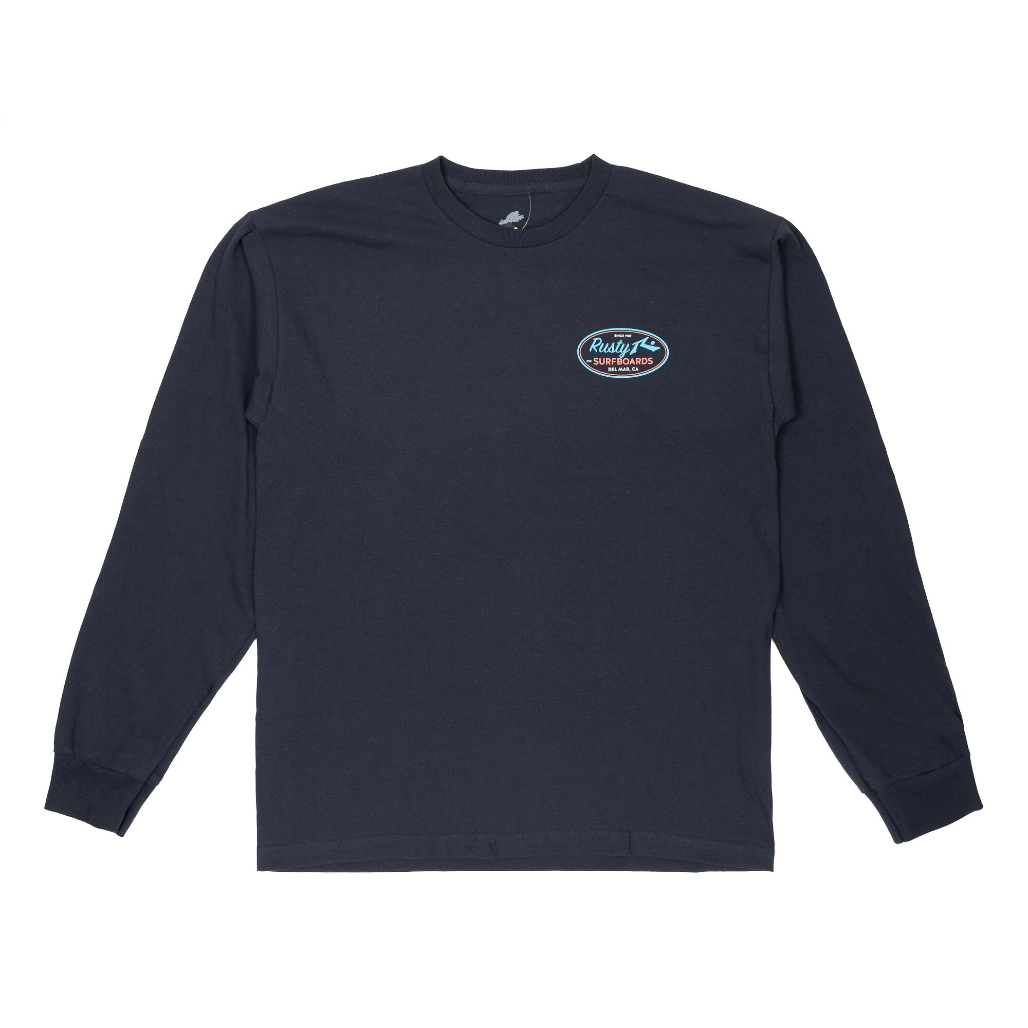 Oval Patch Mens L/S T-Shirt - Image 2