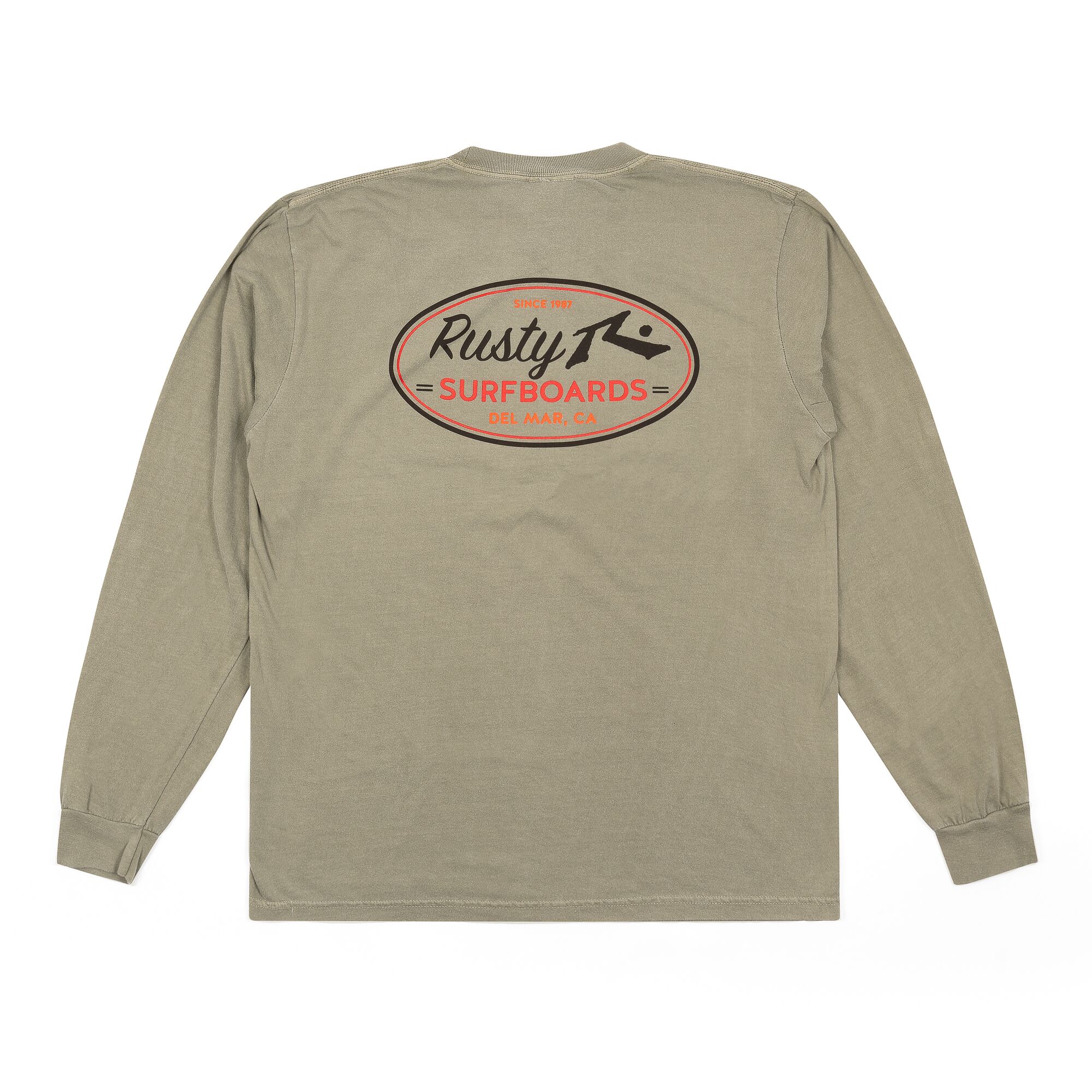 Oval Patch Mens L/S T-Shirt - Image 3