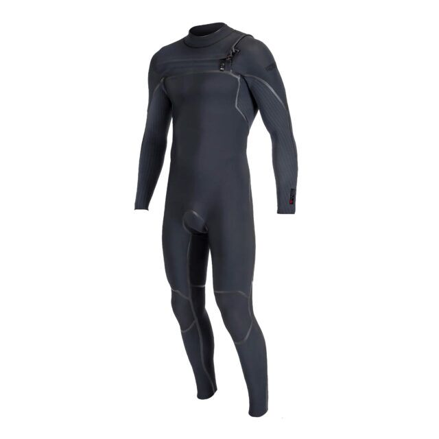 O'Neill - Hyperfreak 4/3+mm Chest Zip Men's Full Wetsuit - Rusty