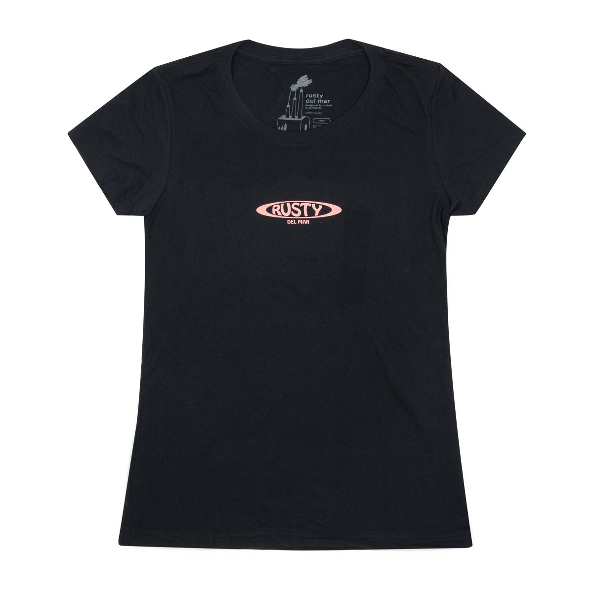 Womens Rusty Script Short Sleeve T-Shirt - Image 2