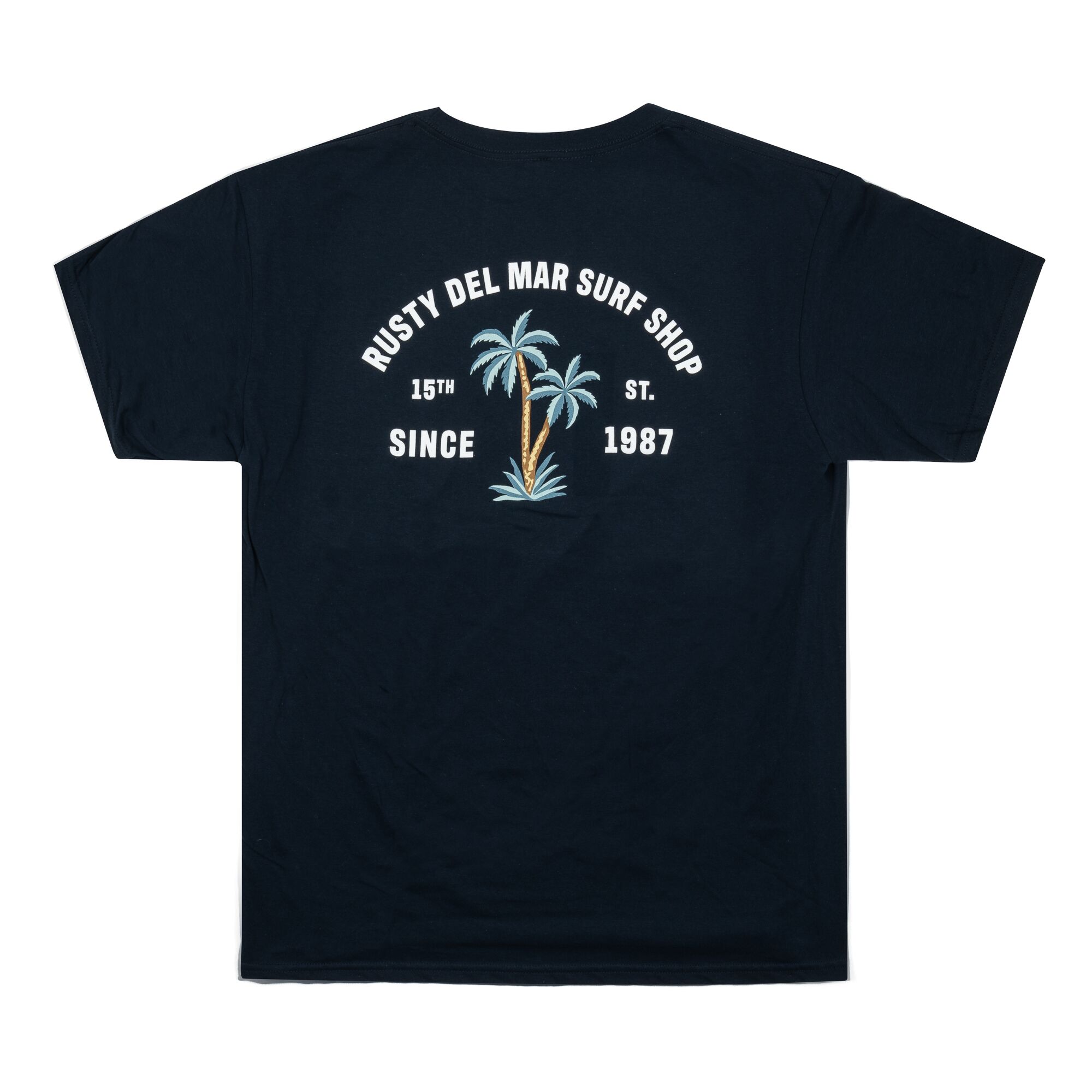 Palm Surf Since 1987 Short Sleeve T-Shirt - Image 3